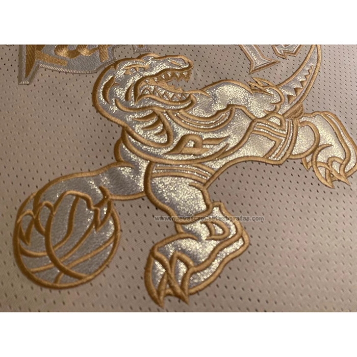 Camiseta Toronto Raptors Vince Carter NO 15 Mitchell & Ness 1998-99 Oro